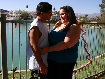 Plumper Ann gigantic chubby fitting dick in mouth  from BBW Hunter